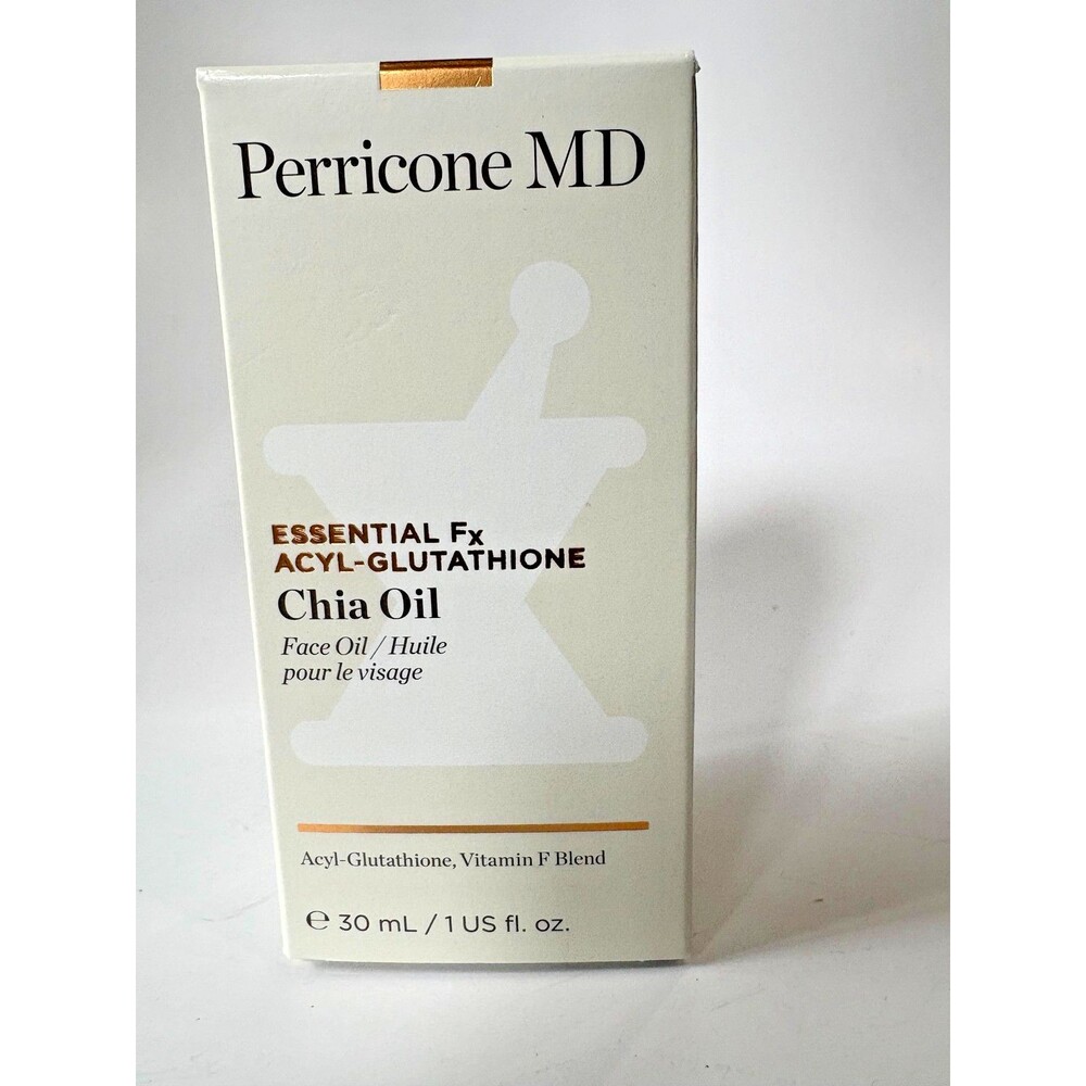 Perricone MD Essential Fx Acyl-Glutathione Chia Face Oil 1 oz 30ml NEW